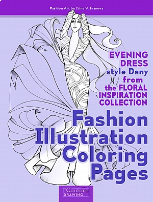 Evening Dress from the Floral Inspiration Collection. Style Danny. 