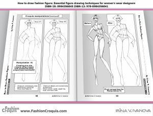Plus size fashion croquis