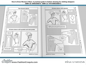 Kimono sleeve design