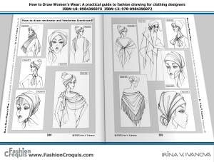 Figure templates for fashion illustration 